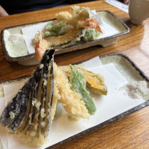 そばの実天ぷら５種盛り