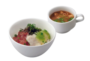 天然鮪とアボガドのとろろどんぶり